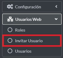 Invitar usuarios